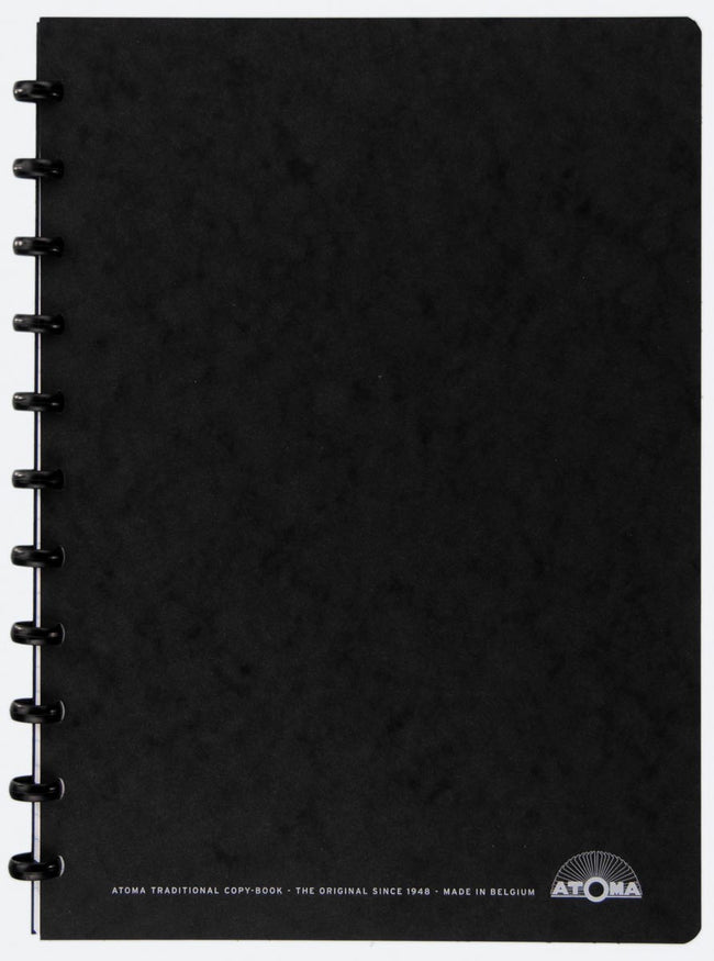 Atoma – Besprechungsbuch, ft A4, schwarz, kariert 5 mm
