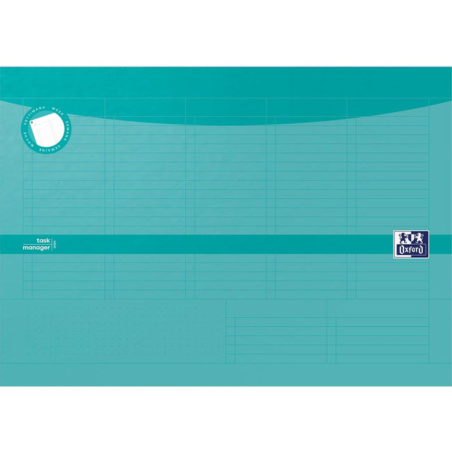 Oxford -  Essentials taskmanager weekplanner, 120 bladzijden, ft A4, aqua