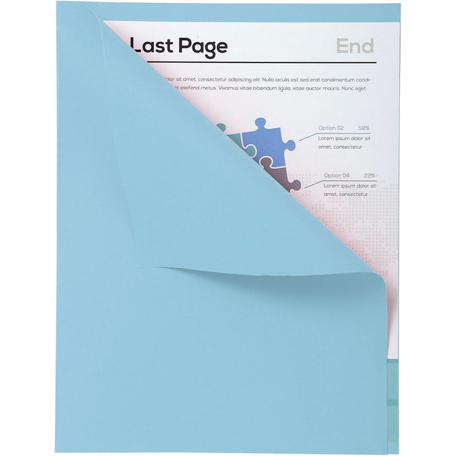 Exacompta - Aktenordner Forever mit Sichtkante, ft A4, 100er Pack, blau
