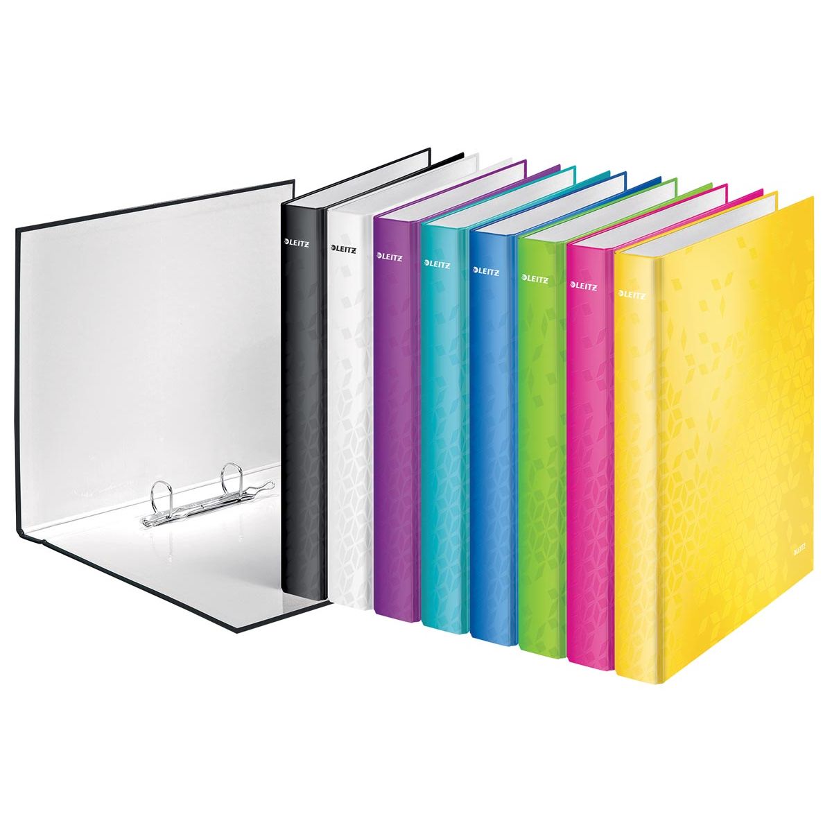 Leitz - WOW Ringbinder 2 Ringe, farbig sortiert