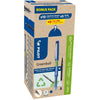 Pilot – Greenball Tintenroller, mittlere Spitze, 10 Rollen + 10 Nachfüllungen, mittel, blau