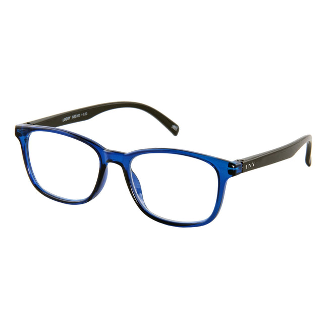 I Need You -  Leesbril  +1.00dpt lucky blauw-zwart