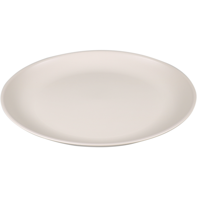 Goldplast -  Bord | Mineral | reusable | onbreekbaar | rond | 1-vaks | pP | Ø23.5cm | taupe | 54 stuks