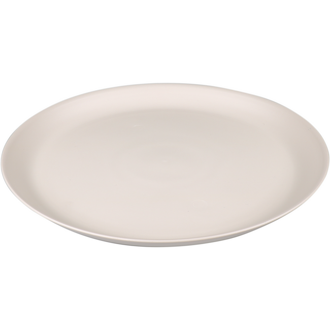Goldplast -  Bord | Mineral | reusable | onbreekbaar | rond | 1-vaks | pP | Ø27.5cm | taupe | 54 stuks