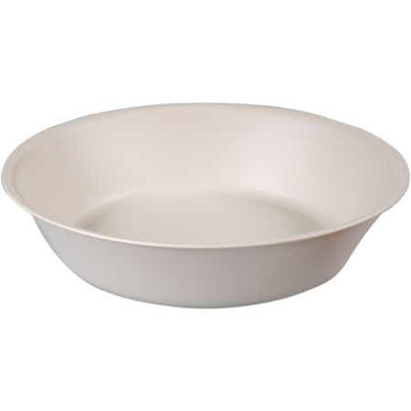 Goldplast -  Bord | diep bord | Mineral | reusable | onbreekbaar | rond | 1-vaks | pP | Ø17.5cm | taupe | 54 stuks