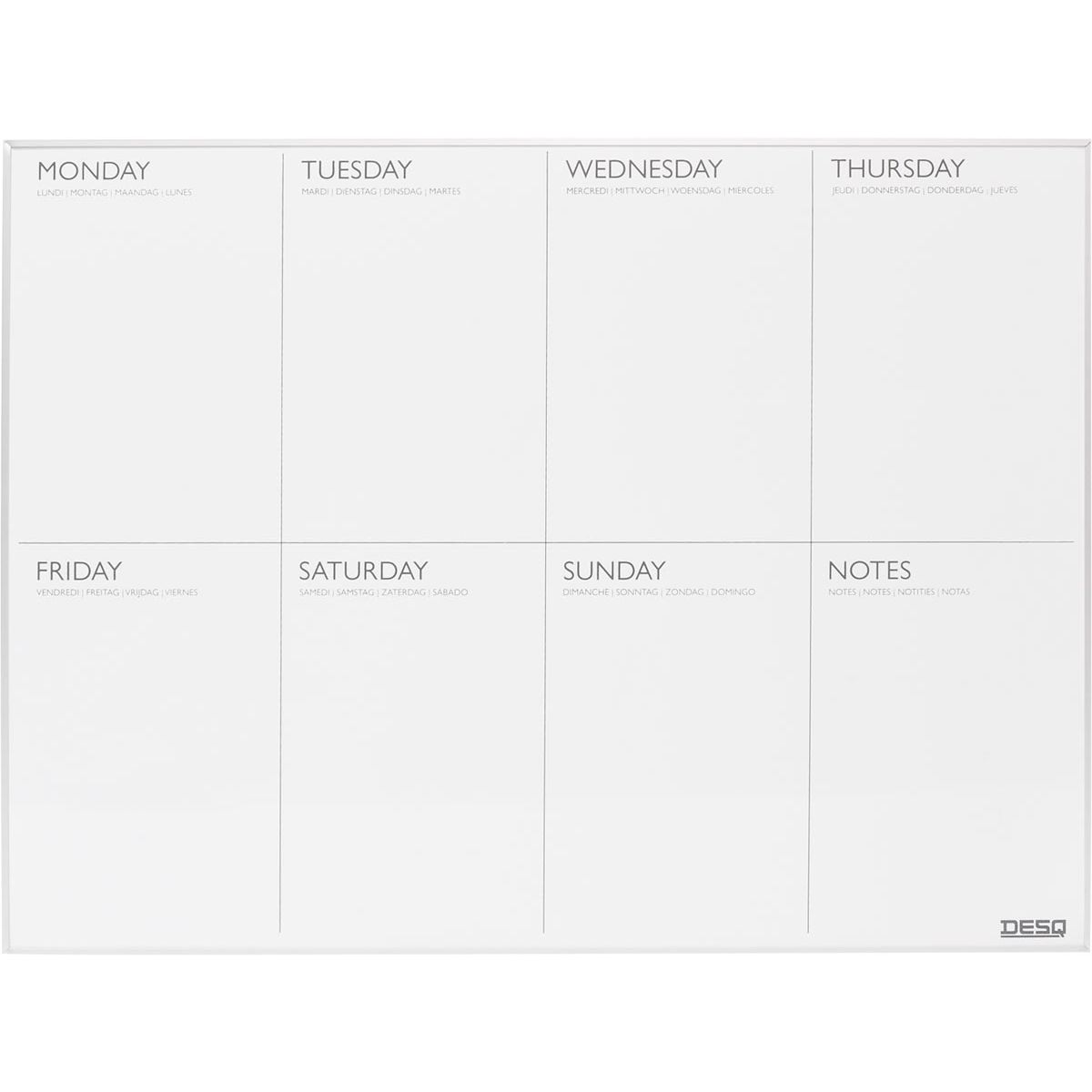 Desq – Magnetischer Wochenplaner, 45 x 60 cm