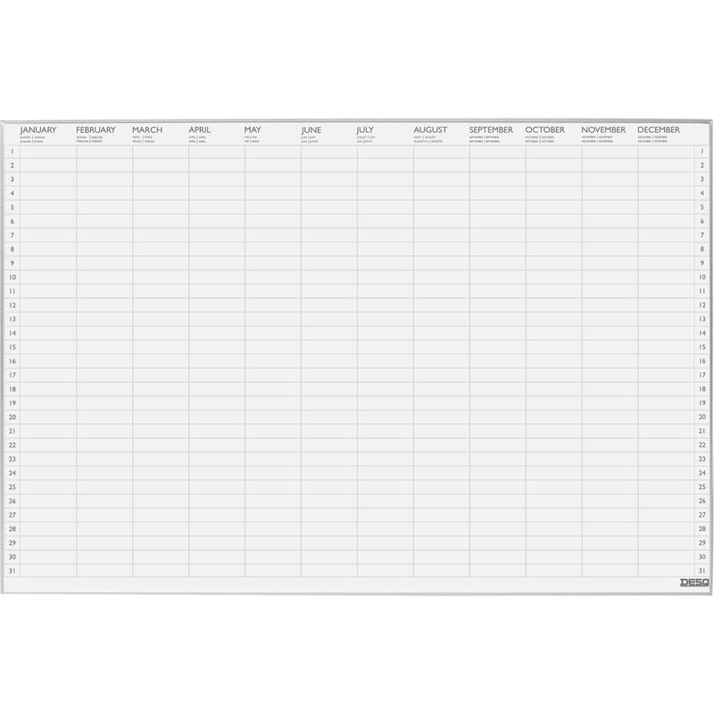 Desq -  jaarplanner Ultra Thin, magnetisch, ft 60 x 90 cm