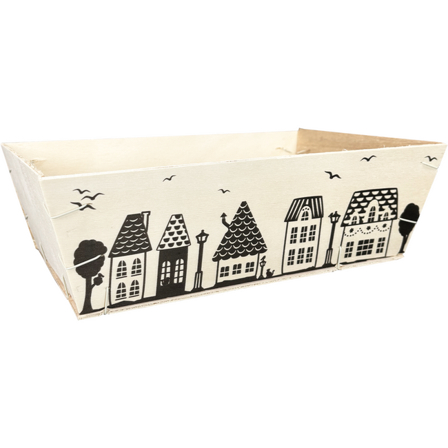 Klika -  Mand | hout | 29x19x9cm | vierkant | naturel | 25 stuks