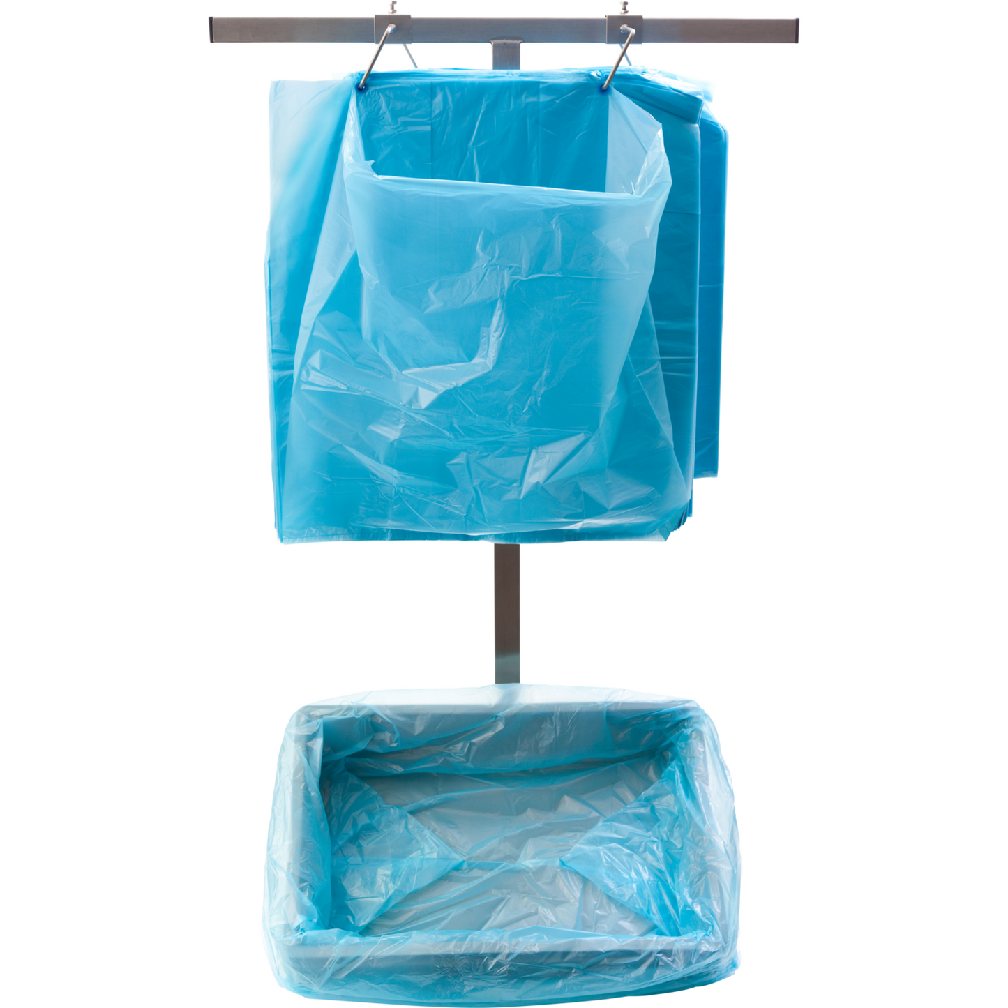 Klika - Bag | Kratzak | HDPE | 580/ 220x630mm | 10my | Blau | 1600 Stücke