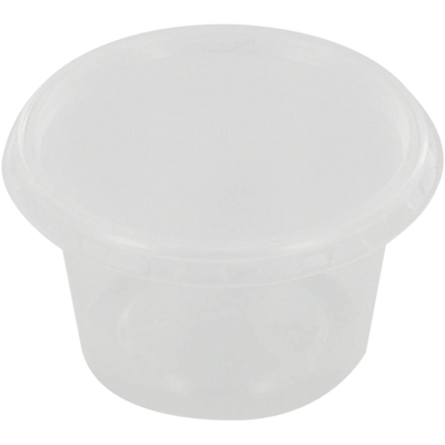 Klika - Bak | PP | 50ml | Ø72mm | inkl. Deckel | Plastikbecher | 24mm | transparent | 500 Stück