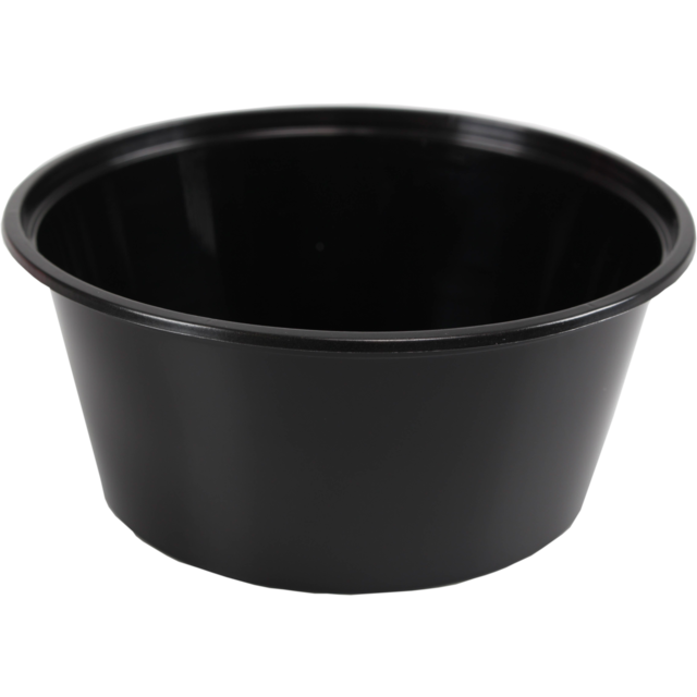 Klika - Bak | PP | 350ml | Ø119mm | Plastikbecher | 52mm | schwarz | 500 Stück