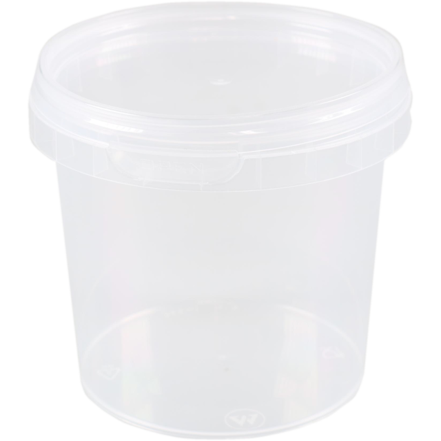Klika - Bak | PP | 365ml | Ø95mm | mit Deckel und Garantieverschluss | Plastikbecher | 79mm | transparent | 415 Stück