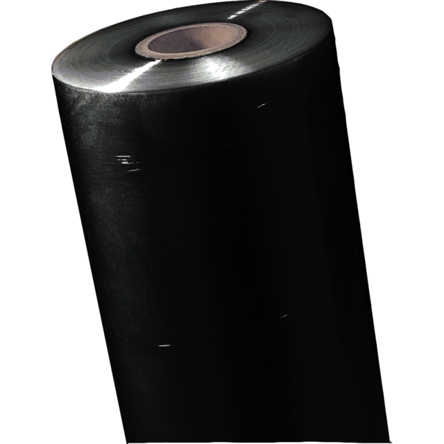Klika - Folie | Handrollstretchfolie | LLDPE | 50cm | 300m | 20my | schwarz | 6 Rollen
