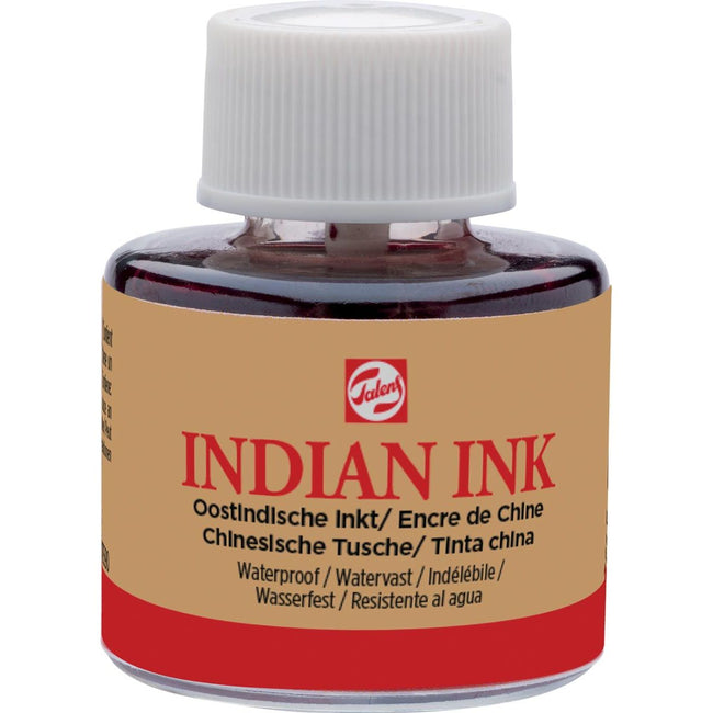 Talens - Tusche, 11 ml Flasche, schwarz
