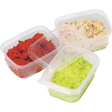 Klika - Bak | PP | 125ml | Salatschüssel | 108x82x27mm | transparent | 1000 Stück