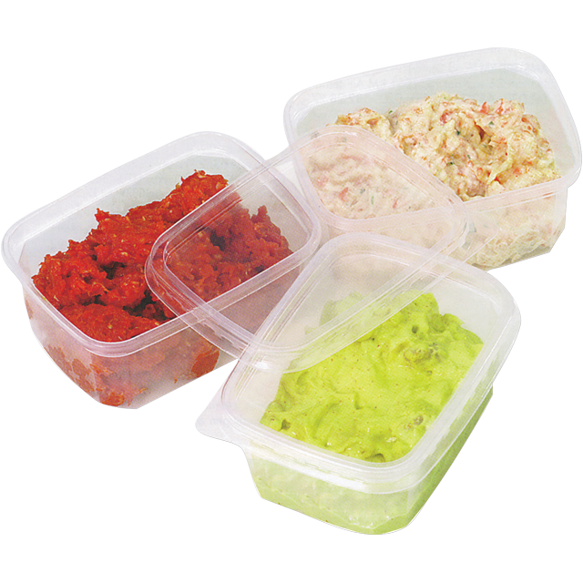 Klika - Bak | PP | 125ml | Salatschüssel | 108x82x27mm | transparent | 1000 Stück