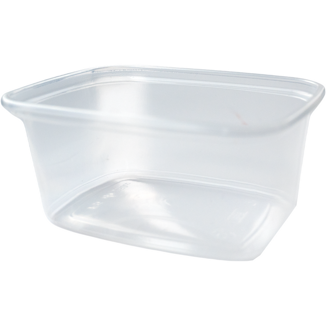 Klika - Bak | PP | 250ml | Salatschüssel | 108x82x45mm | transparent | 1000 Stück