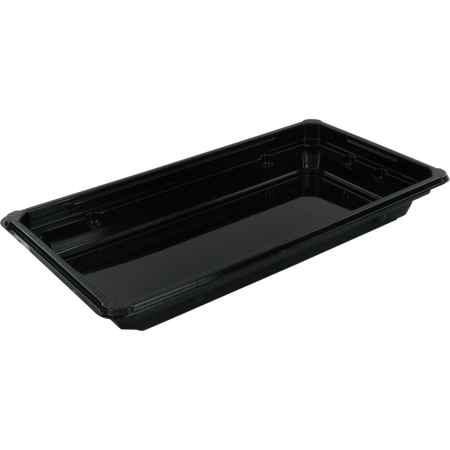 Klika - Skala | Sushi-Tablett | recyceltes PET | rechteckig | 171x91x21mm | schwarz | 600 Stück