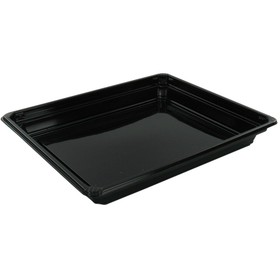 Klika - Bak | Recyceltes PET | Sushi-Tablett | 171x143x22mm | schwarz | 600 Stück