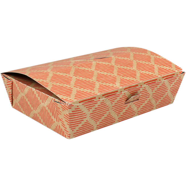 Klika - Sushibox | Karton + PP | 185x130x50mm | Rot | 225 Stücke