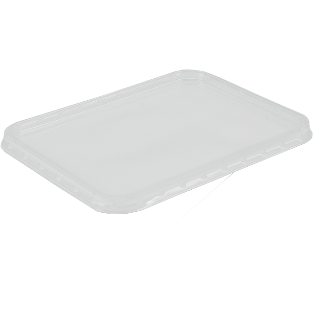 Klika - Deckel | Plastikbecher | PET | rechteckig | 180x135x glasklar | 400 Stück