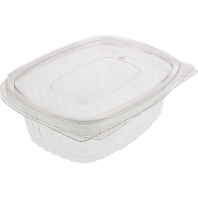 Klika - Bak | Recyceltes PET | 250ml | Salatschüssel | 133x105,5x43mm | transparent | 600 Stück