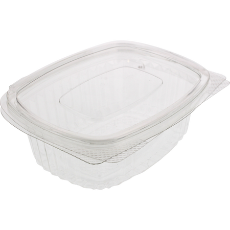 Klika - Bak | Recyceltes PET | 750ml | inkl. Deckel | Salatschüssel | 172x144x62mm | transparent | 500 Stück