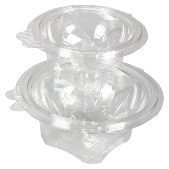 Klika - Bak | Recyceltes Haustier | 250 ml | Saladbak | 121x123x60.3mm | Transparent 600 Stücke