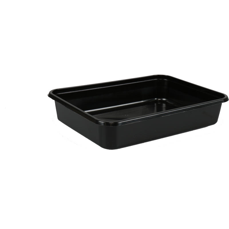 Klika - Bak | PP | 500ml | 182x135x35mm | schwarz | 500 Stück