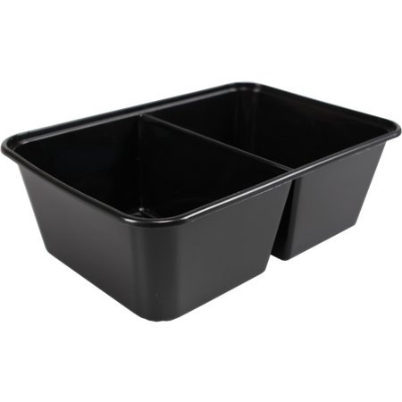 Klika - Bak | PP | 2 Fächer | 700ml | 172x120x50mm | schwarz | 500 Stück