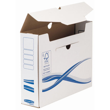 Bankers Box – Basic, Transfer-Archivbox, ft A4+, Rücken 8 cm