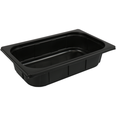 Klika - Bak | PP | 1650 ml | 1/4 Gastronormbehälter | 265x162x60mm | schwarz | 200 Stück
