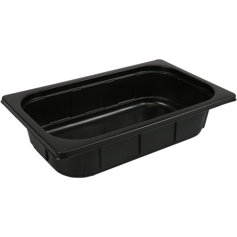Klika - Bak | PP | 1650 ml | 1/4 Gastronormbehälter | 265x162x60mm | schwarz | 200 Stück