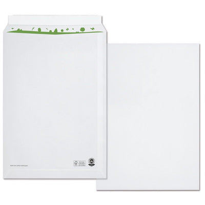 BeECO – Briefumschläge für Bong-Urkunden, ft 229 x 324 mm (C4), ohne Fenster, Karton mit 250 Stück
