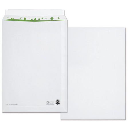BeECO – Briefumschläge für Bong-Urkunden, ft 229 x 324 mm (C4), ohne Fenster, Karton mit 250 Stück