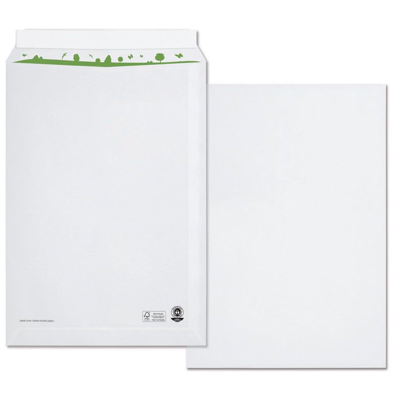 BeECO – Briefumschläge für Bong-Urkunden, ft 229 x 324 mm (C4), ohne Fenster, Karton mit 250 Stück