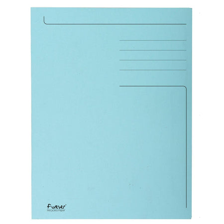 Exacompta - Aktenordner Foldyne ft 24 x 35 cm (für ft Folio), hellblau, Packung à 50 Stück