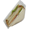 Klika - Blister | Sandwichbox | Recyceltes PET | 165x64x80mm | transparent | 500 Stück