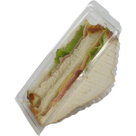 Klika - Blister | Sandwichbox | Recyceltes PET | 165x64x80mm | transparent | 500 Stück