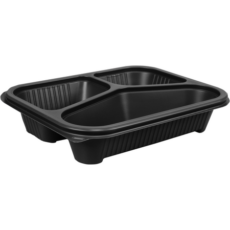 Klika - Bak | PP | 3 Fächer | 227x177x53mm | grau | 365 Stück