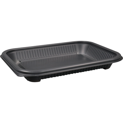 Klika - Bak | PP | 450ml | heißes Deli Deluxe | 227x177x27mm | grau | 400 Stück