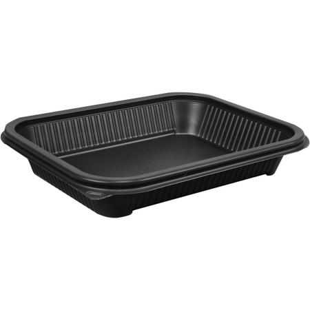 Klika - Menüschale Menütablett 1 Fach 650cc 227x177x37mm 365 Stück grau