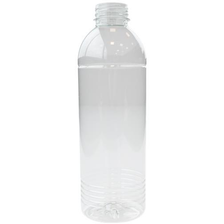 Klika -  Fles | petfles | Gerecycled PET | zonder dop | 1000ml | transparant | 76 stuks