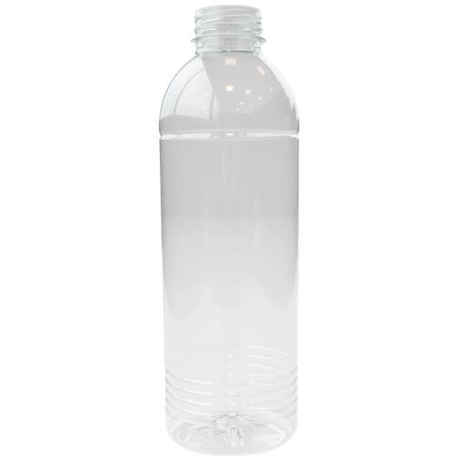 Klika -  Fles | petfles | Gerecycled PET | zonder dop | 1000ml | transparant | 76 stuks