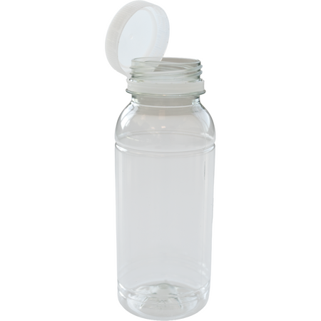 Klika -  Fles | petfles | Gerecycled PET | met vaste dop | 250ml | transparant | 252 stuks