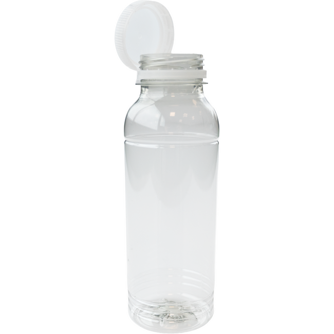 Klika -  Fles | petfles | Gerecycled PET | met vaste dop | 330ml | transparant | 240 stuks