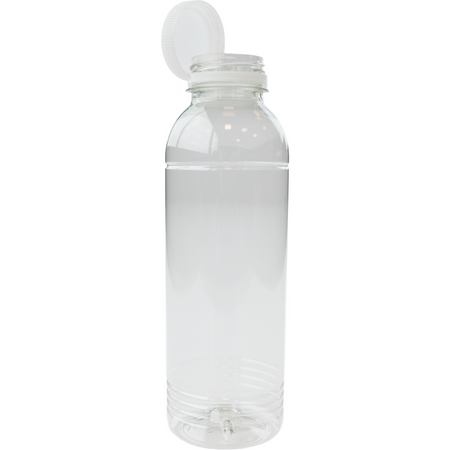 Klika -  Fles | petfles | Gerecycled PET | met vaste dop | 500ml | transparant | 126 stuks