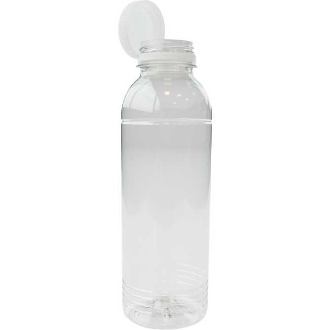 Klika -  Fles | petfles | Gerecycled PET | met vaste dop | 500ml | transparant | 126 stuks