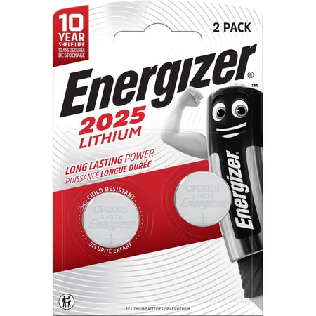 Energizer - Knopfzelle CR2025, Blister mit 2 Stück