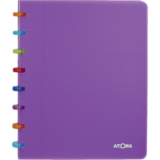 Atoma – Tutti Frutti Notizbuch, ft A5, 144 Seiten, liniert, transparentes Lila